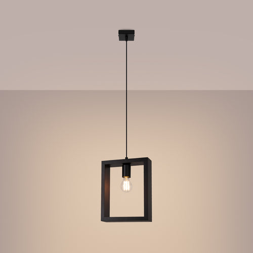 Sollux Lighting Hanglamp ARIES wengé - 24x8x133cm