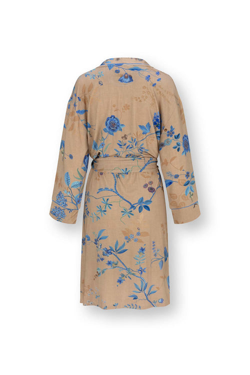 Pip Studio - Nisha Kimono Dames - Marigold - Blauw - L