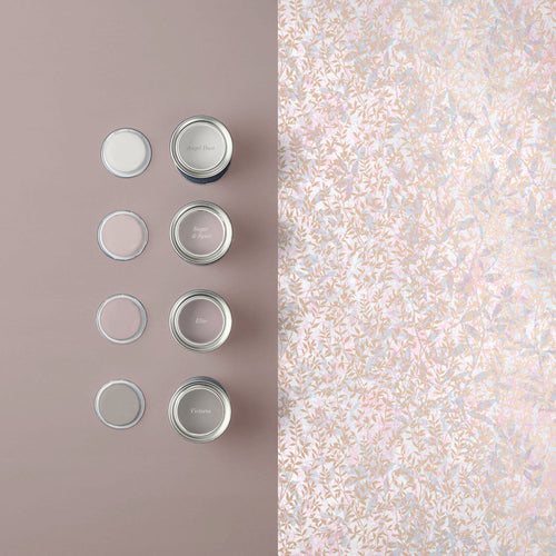 Graham & Brown Vliesbehang - Botany Soft Rose Gold - 10mx52cm - vtwonen shop