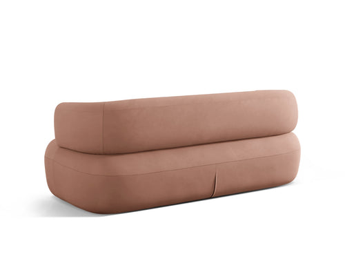 Micadoni Bank Jenny 2-zits, flueel terracotta - 90x178x73cm