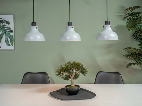 EGLO hanglamp Matlock - e27 - 90 cm - grijs/zwart - staal