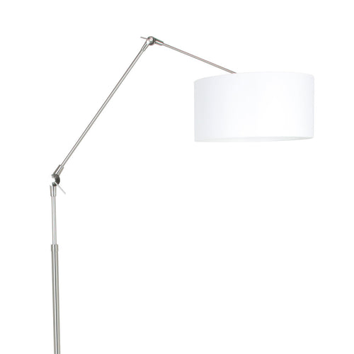 Steinhauer vloerlamp prestige - 1 lichts - 145x 250 cm - mat chroom wit - vtwonen shop