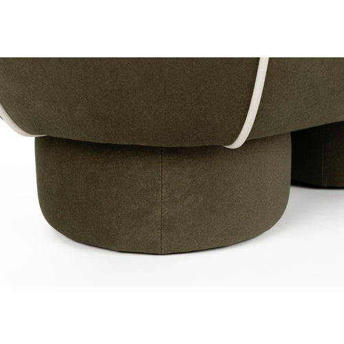 Housecraft Living Marina Bank Ovaal 77,5 cm Groen