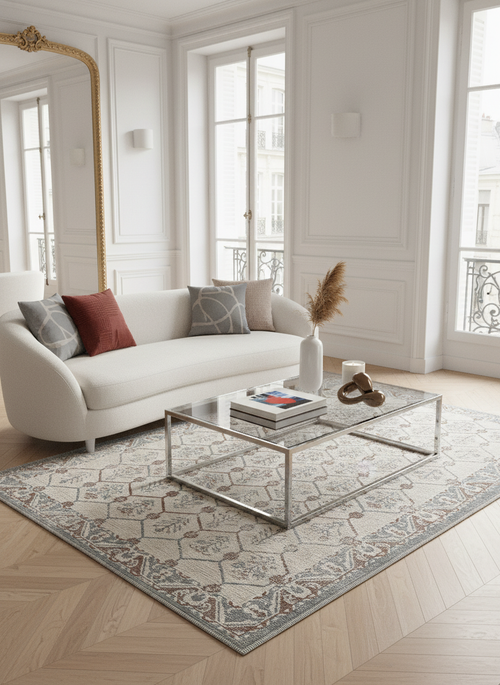 AFK Living vloerkleed Sully - gerecyclede vezels - veelkleurig - 120x170 cm