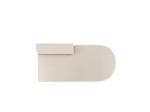 Micadoni - Module "Miley" 2 zitplaatsen, boucle beige - 90x158x70cm