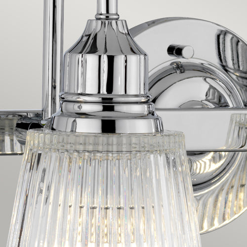 Addison 4-lichts wandlamp gepolijst chroom IP44
