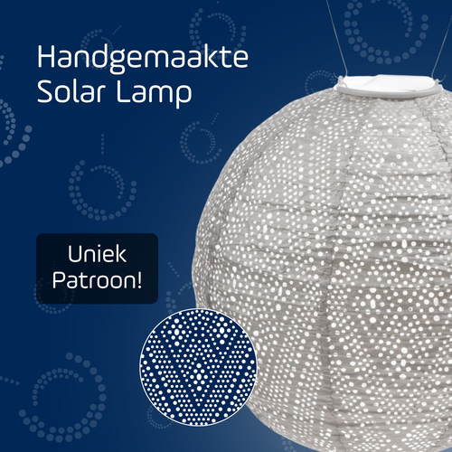 Lumiz solar lampion - dia 30cm - vtwonen shop