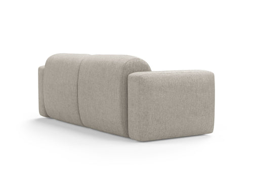 Cosmopolitan Design Modulaire bank Strino 3-zits, structurele stof beige - 98x220x78cm