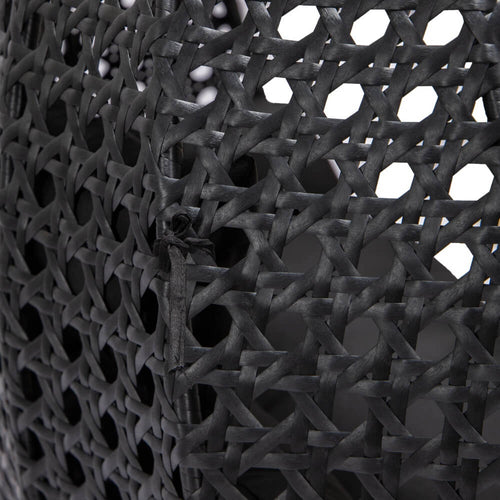 Home Deluxe Polyrotan Hangstoel TWIN Zwart Alleen mand + kussen - vtwonen shop