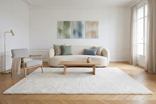AFK Living vloerkleed Nukka - zeer zacht - beige - 200 x 290 cm