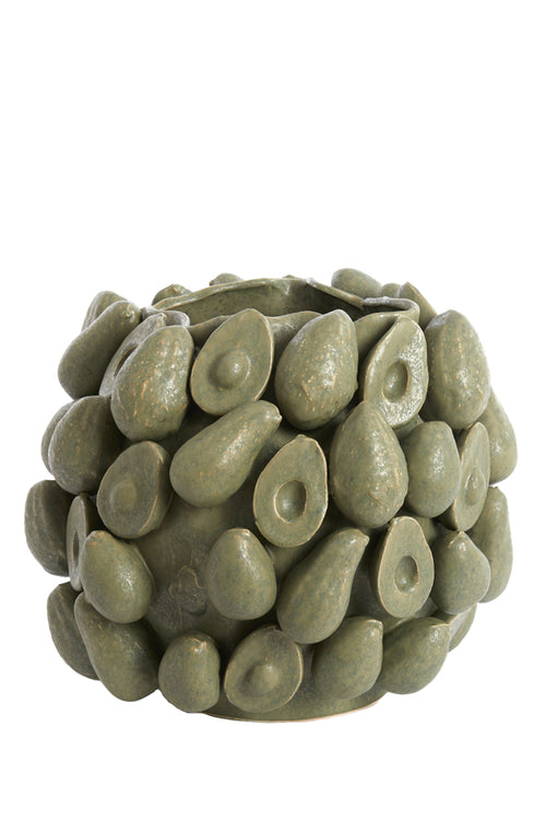 Light & Living vaas AVOCADO - 36x35.5x31.5cm - groen