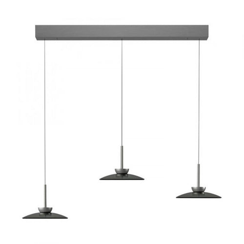 Neuhaus PURE hanglamp Moon - 3 lichts - 35  x 200   cm - grijs - vtwonen shop