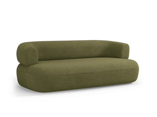 Micadoni Bank Jenny 3-zits, boucle, groente - 90x178x73cm
