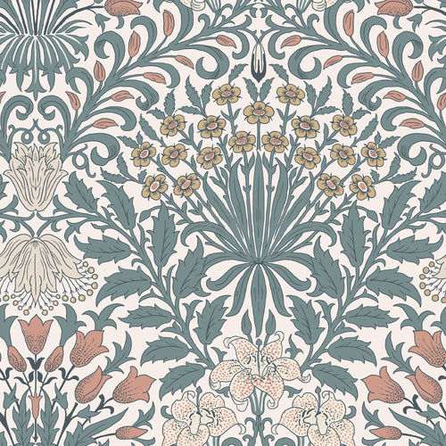 William Morris at Home Vliesbehang - Garden Dusty Blue