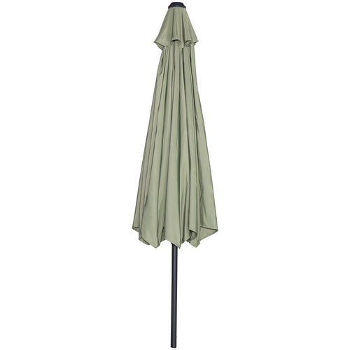 Lotus parasol - Ø300 cm - carbon black - olijf