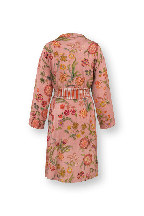 Pip Studio - Nisha Kimono Dames - Coco Flower - Koraal - S - vtwonen shop