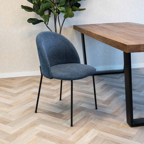 Kick eetkamerstoel Noa - Blauw