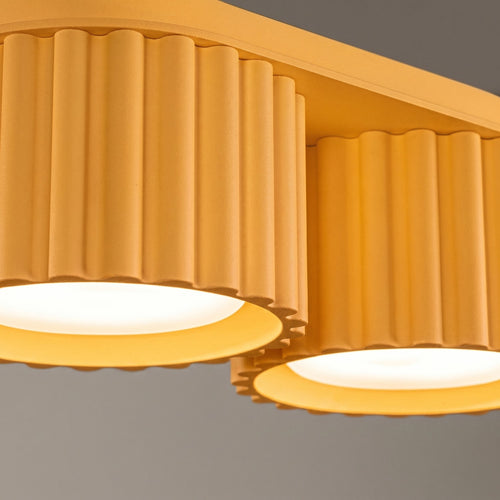Sollux Lighting Plafondlamp AURA 2 geel Gx53 - 21x10x8cm