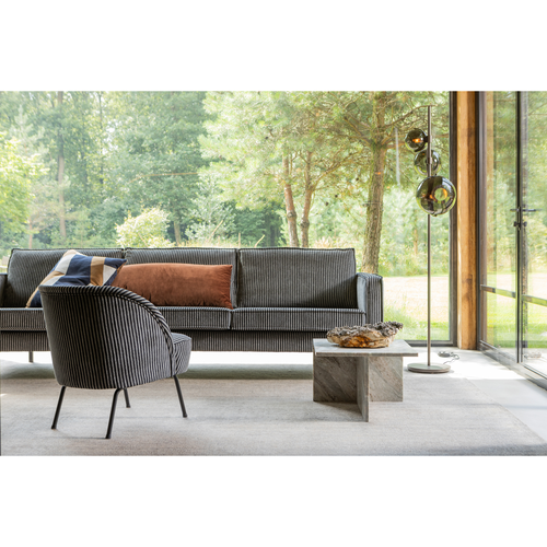 BePureHome fauteuil 3D Vogue - Streep - Midden Bruin - vtwonen shop