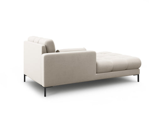 Cosmopolitan Design linker meridiaan Bali structurele stof, beige - 185x102x75cm