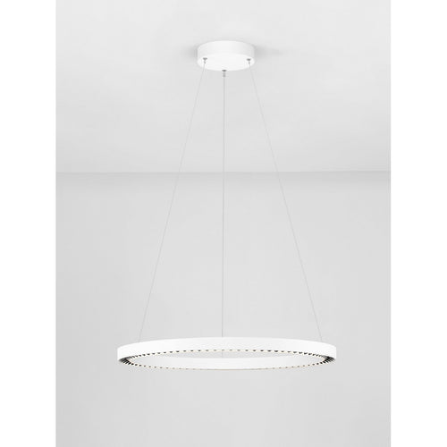 Nova Luce DEOS Geïntegreerde LED-hanglamp voor plafond, zandwit, Triac dimbaar, 27W, 2083lm, 3000K