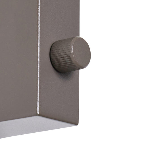 Hübsch wandlamp Crea - ijzer/polycarbonaat - 20x12xh20cm, integreret