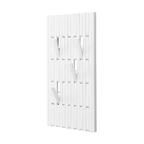 HOME DELUXE Garderobepaneel QUEST Wit - 55 x 4 x 105 cm