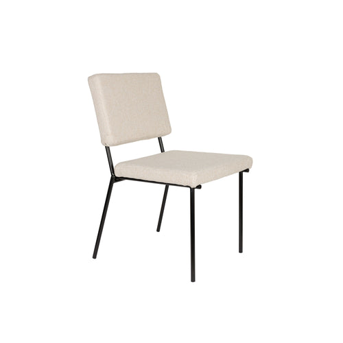 Zuiver Fellow Eetkamerstoelen Off-White - Set van 2 - vtwonen shop