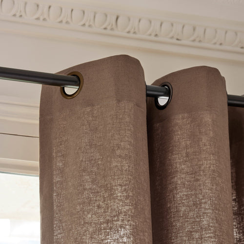 Madura Gordijn Leolino rookbruin 200x290 cm