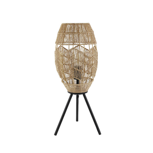 HOME DELUXE Tafellamp van Jute KIKO - Natuur