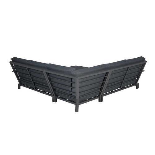 Garden Impressions loungeset Coba donker grijs - 5-delig - vtwonen shop