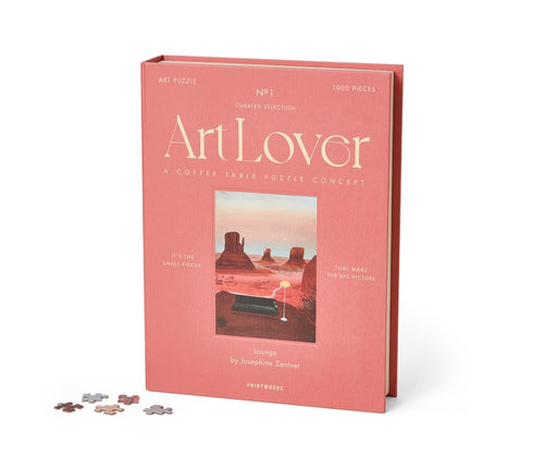 Printworks Art Lover Boek Puzzel - Lounge - 1000 stukjes - vtwonen shop