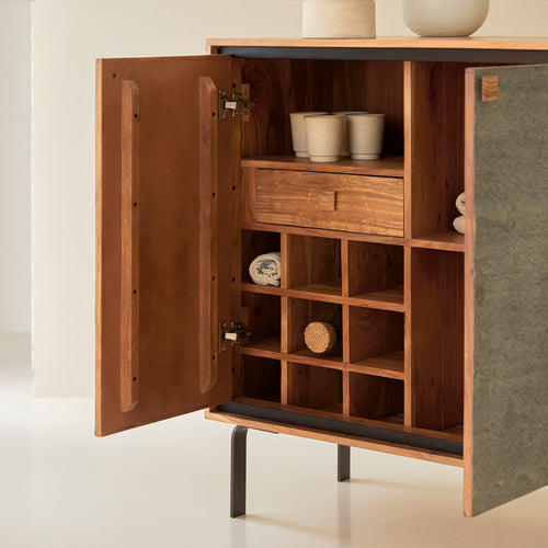 Tikamoon Dressoir bar van acacia 90 cm - Naturel