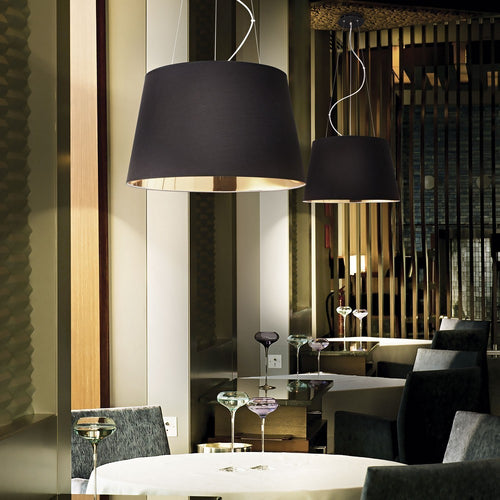 Ideal Lux Nordik - 4 Light Dome Plafond Hanglamp Zwart