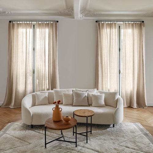 Madura Gordijn Carlina snaar en zwarte hommel 150x350 cm