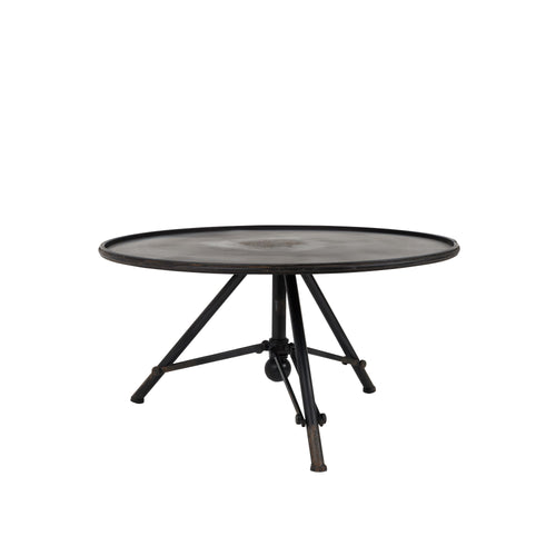 Dutchbone Brok Bijzettafel Rond 78 cm Zwart - vtwonen shop