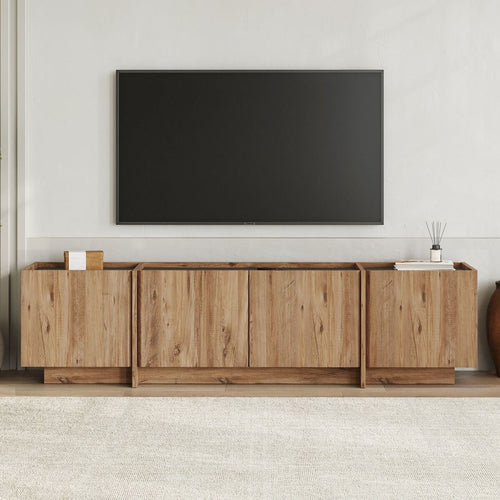 Calicosy - TV-meubel ARVEN - beige 180x90x75 cm
