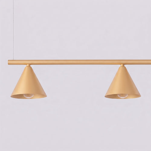Sollux Lighting Kroonluchter NOX 4L goud - 122x14x215cm