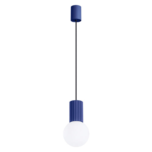Sollux Lighting Hanglamp HALO 1 ultramarijn - 12x12x120cm