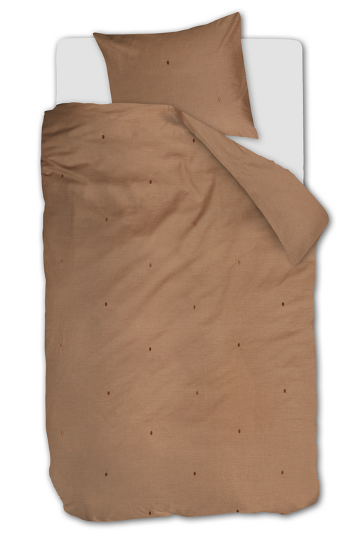 Beddinghouse Dekbedovertrek Monsoon - 140 x 200/220 cm - Licht terra