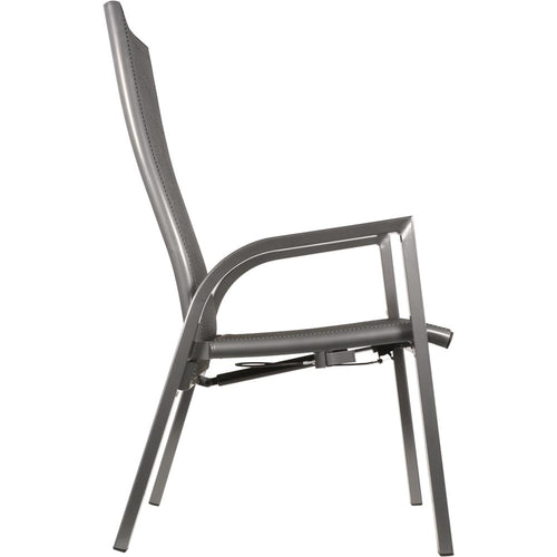 Lesli Living bistrostoel Mojito - antraciet - 59x69x110cm
