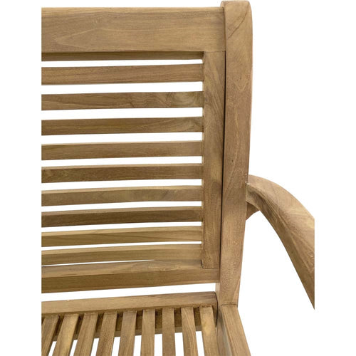 Lesli Living loveseat Stripe - zwart - 142x56x96cm