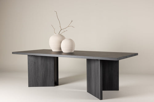 Rebellenclub Eetkamertafel Vimmerby - 240 x 100 cm - Zwart - vtwonen shop