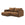 LaMiaSofa hoekbank links Palermo - textuurstof - poederroze - 207x148x86