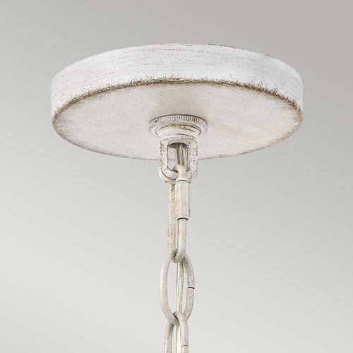 Elstead Quoizel Bradbury Multi Arm Kroonluchter Antiek Wit