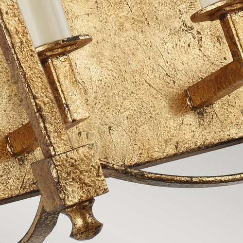 Elstead Feiss Thayer Candle Wandlamp Antiek Goud