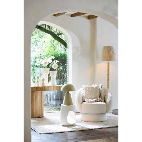 Light & Living tafellamp Surrina - groen - Ø26cm