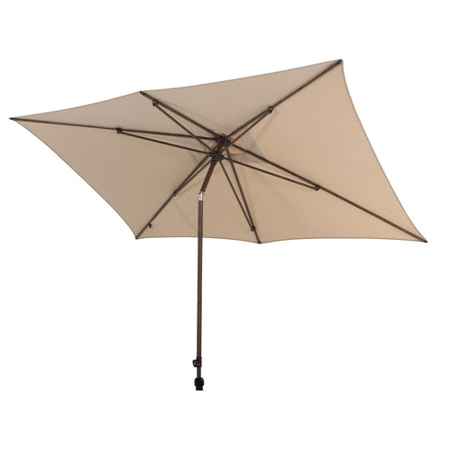 4 Seasons stokparasol Azzurro beach 200x300 cm solefin - Wenge frame