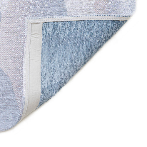 Louis De Poortere vloerkleed Winter - blauw - 140x200cm - vtwonen shop