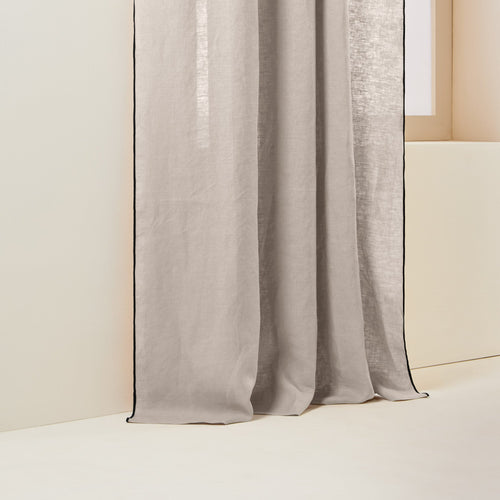 Madura gordijn Carlina - natural/zwart - 200x280cm